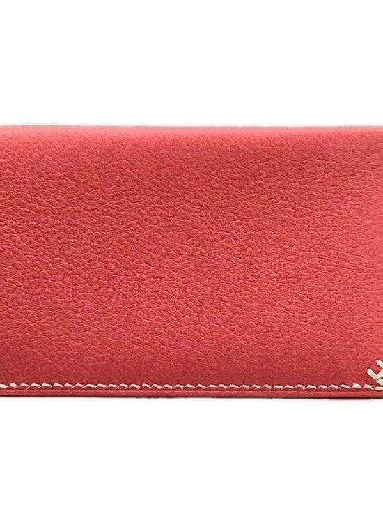 HERMES H Sellier Rose Azalee Veau Epsom W Card Case